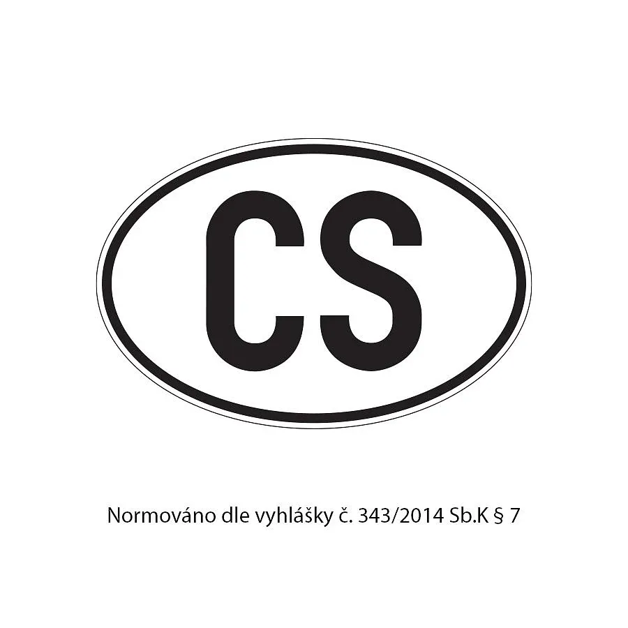 CS-Aufkleber groß