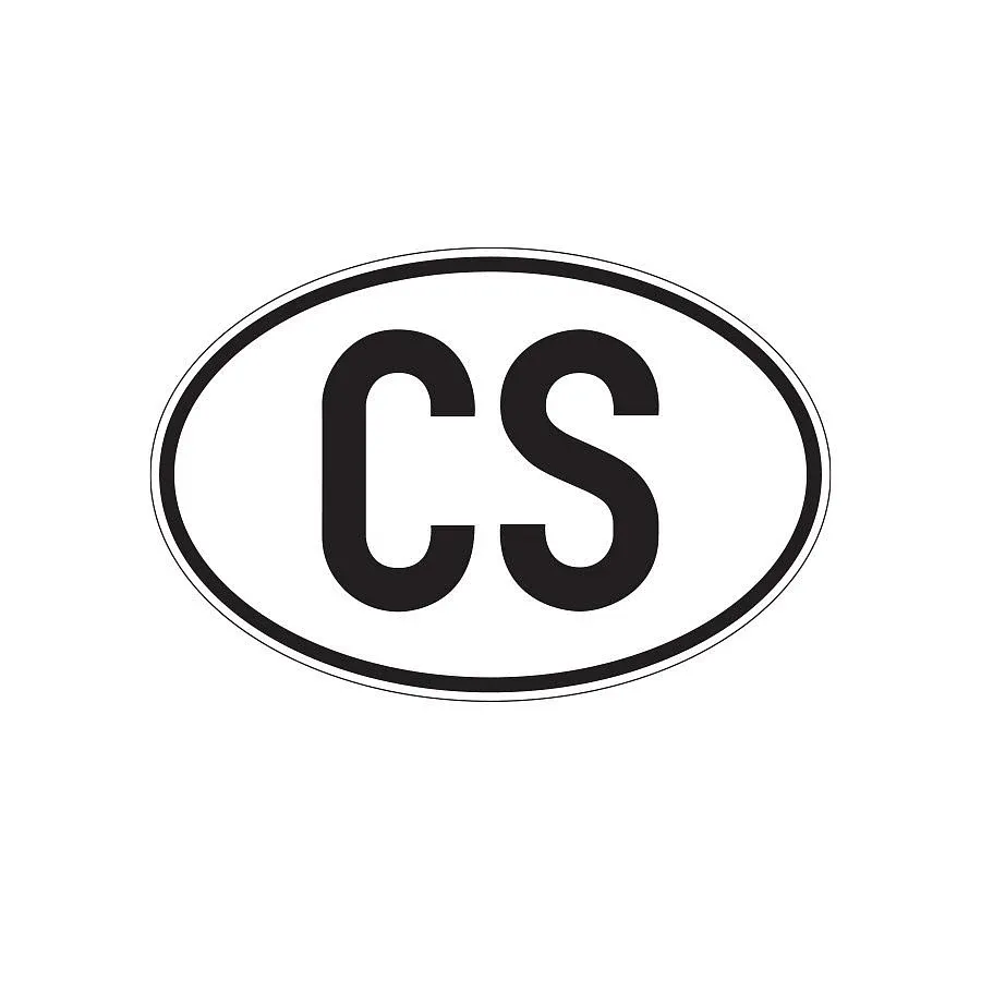 CS-Aufkleber klein
