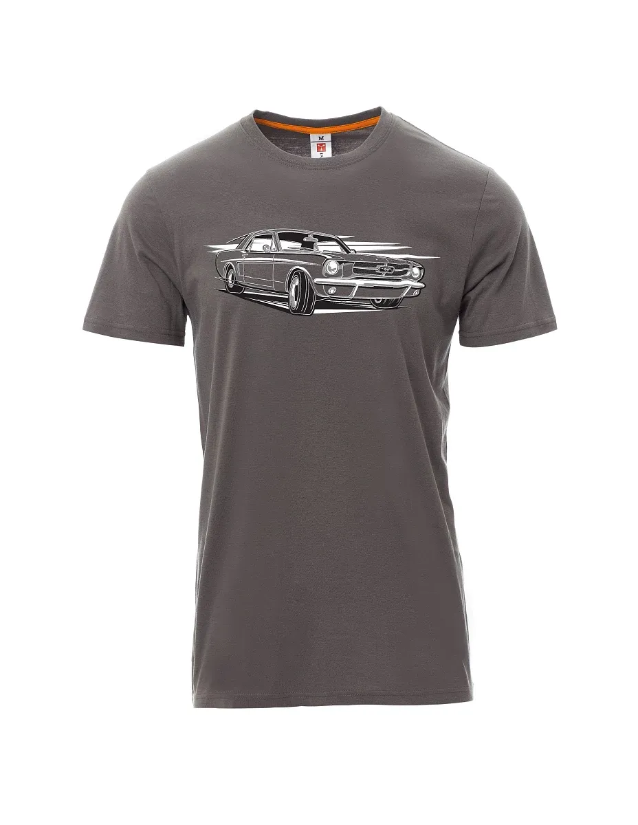 Graues T-Shirt für Männer Mustang