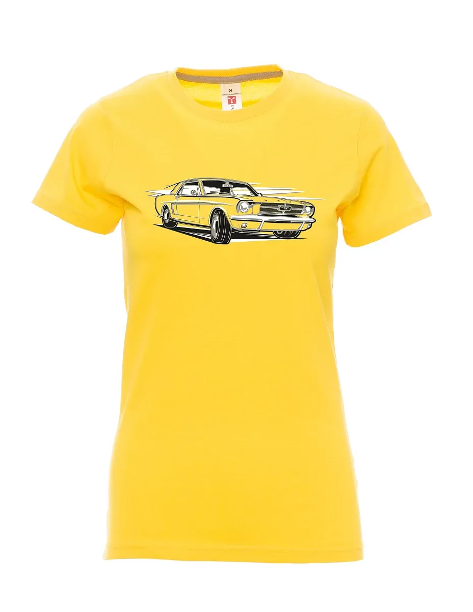 Gelbes T-Shirt für Damen Mustang