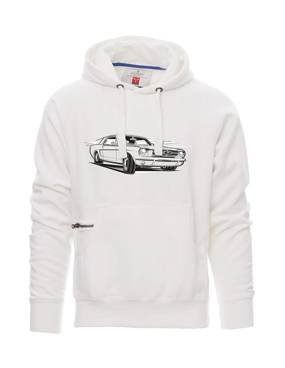 Weißes Sweatshirt für Männer Mustang