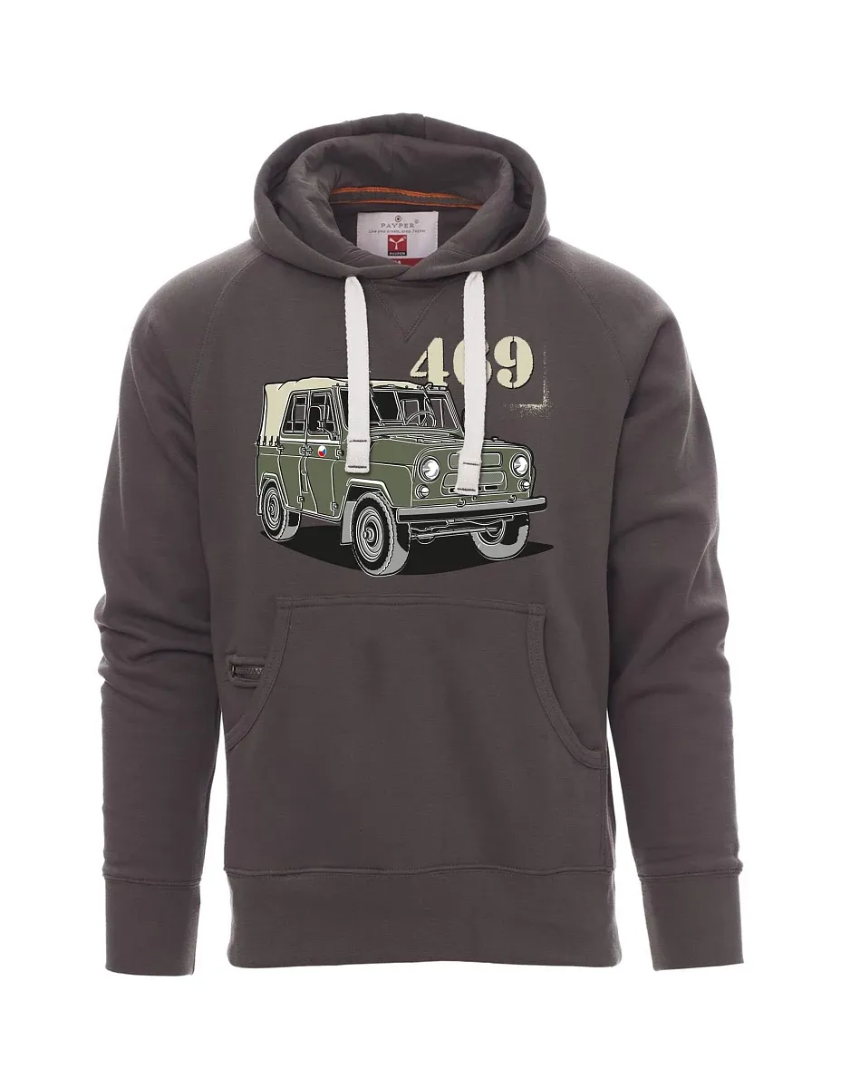 Graues Sweatshirt für Männer UAZ 469  CZ