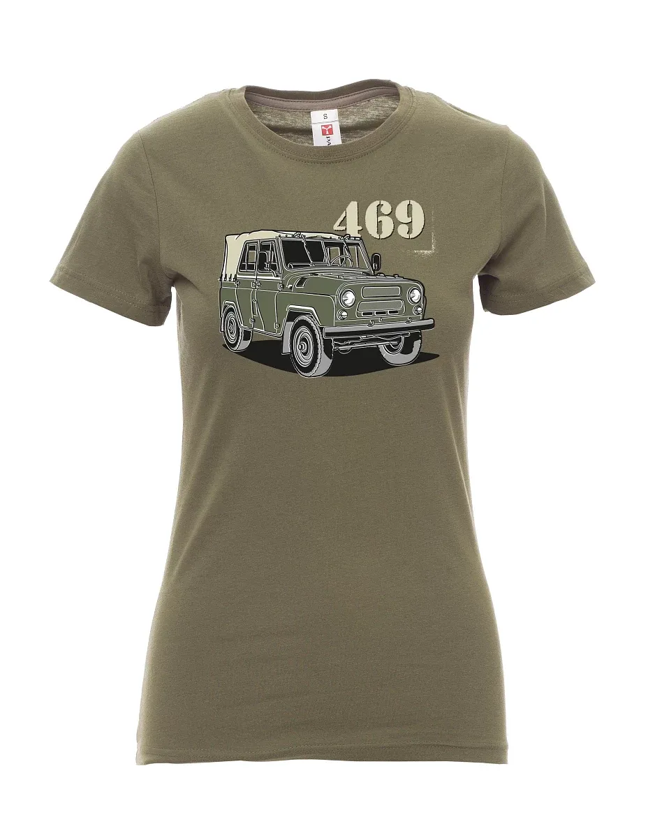 Khaki T-Shirt für Damen UAZ 469