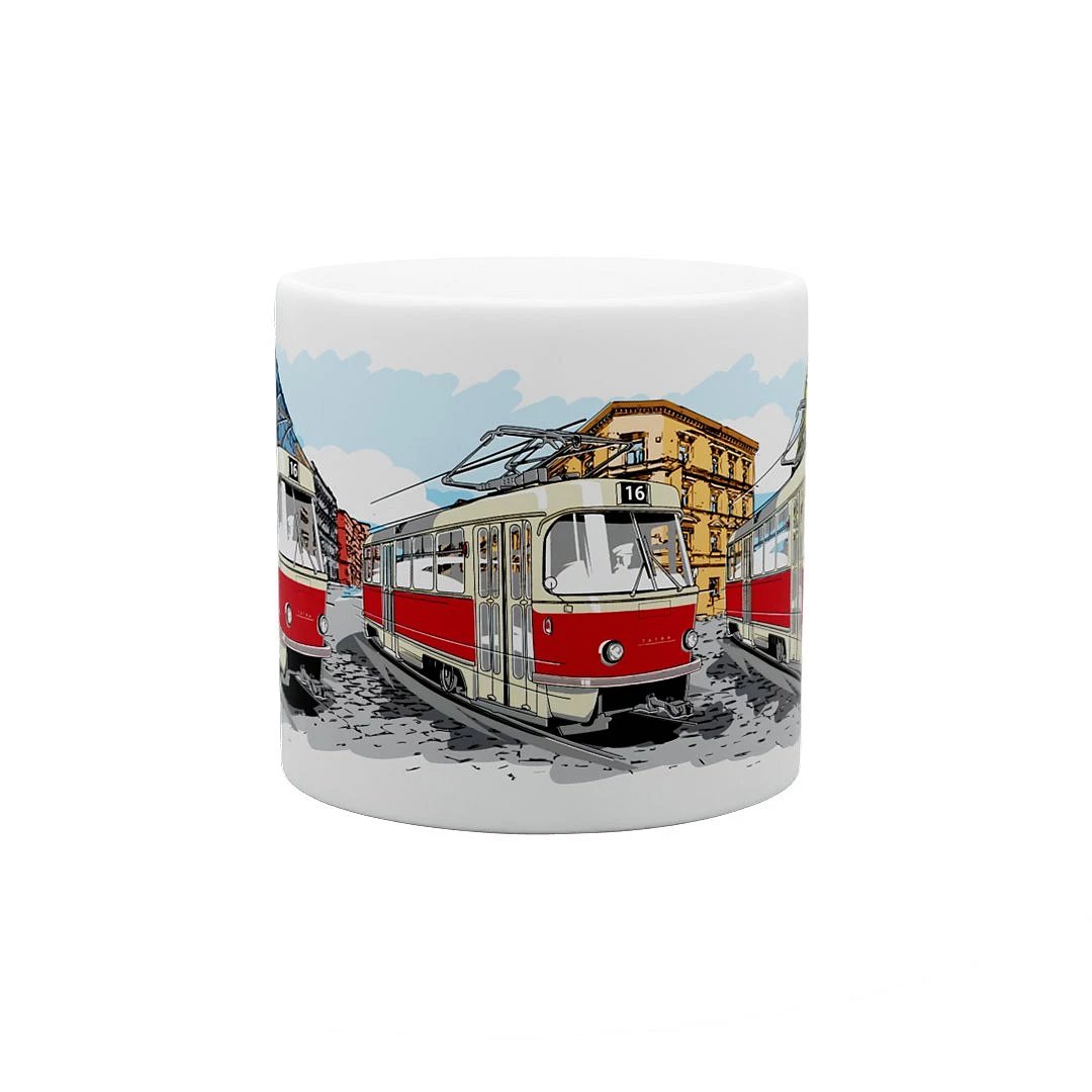 Keramikbecher Straßenbahn T3 170 ml