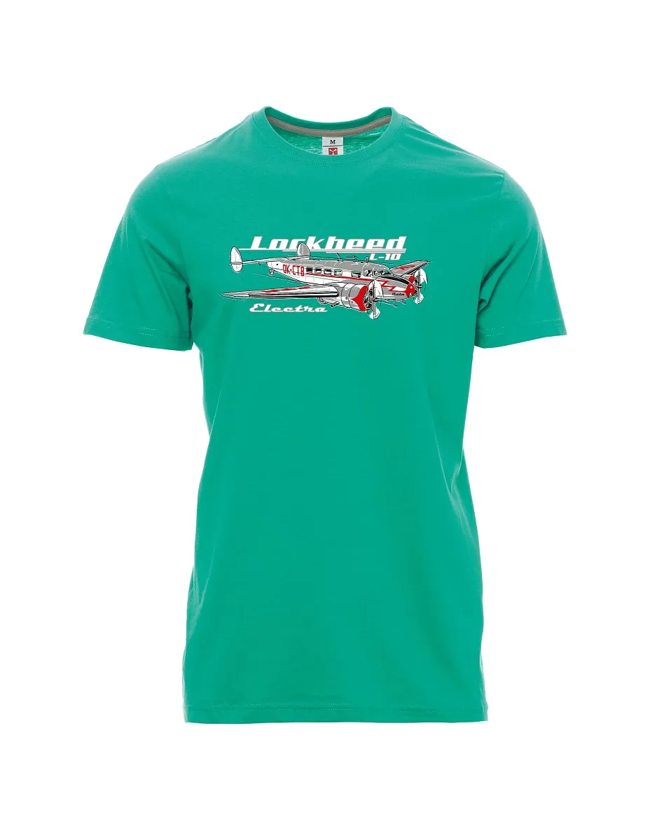 Smaragde T-Shirt für Männer Lockheed L-10