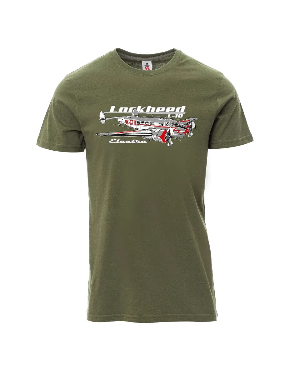 Khaki T-Shirt für Männer Lockheed L-10
