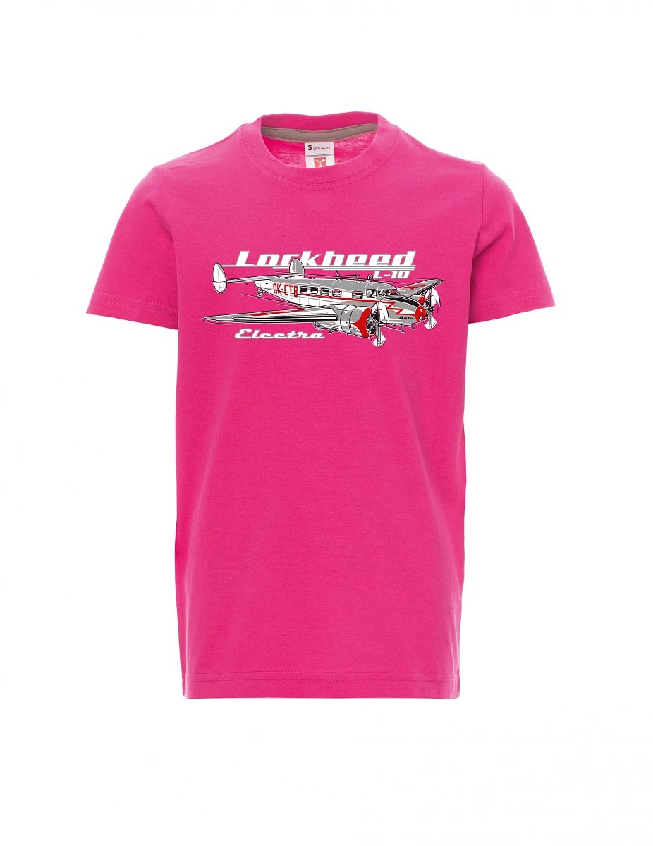 Rosa Kinder T-Shirt Lockheed L-10