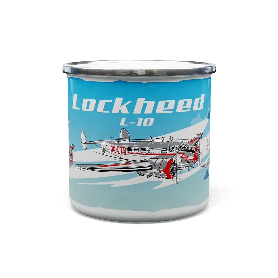 Emaille-Tasse Lockheed L-10 330 ml