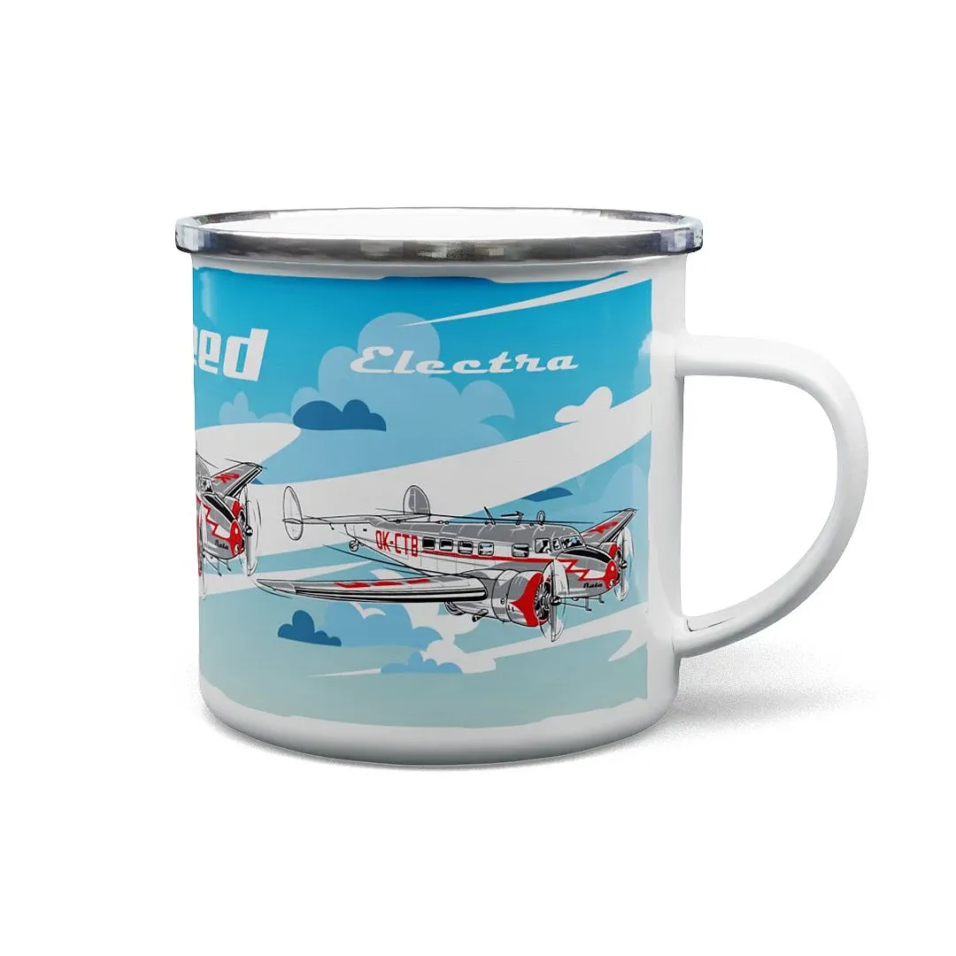 Emaille-Tasse Lockheed L-10 330 ml