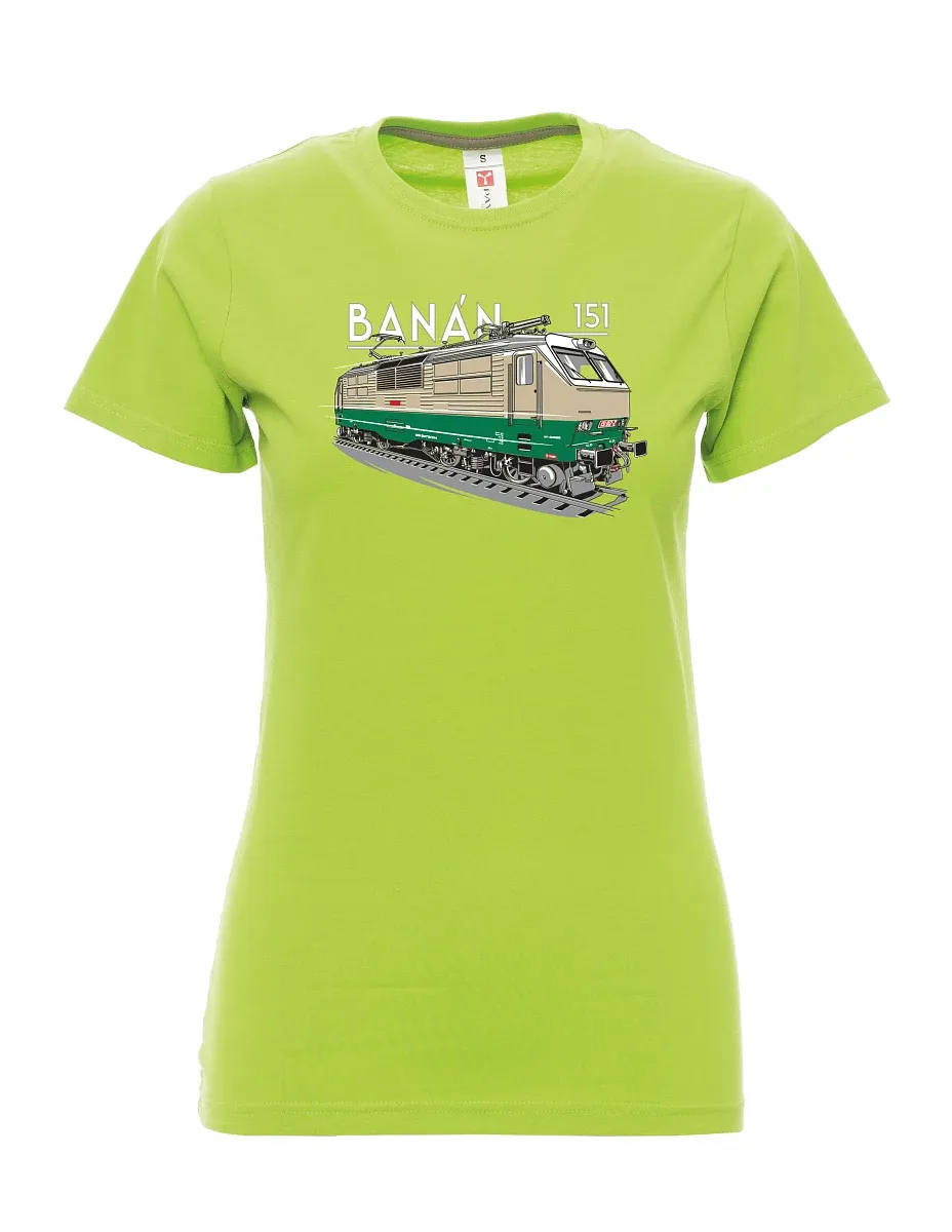 Limone T-Shirt für Damen Elektrolokomotive 151 "Banane"