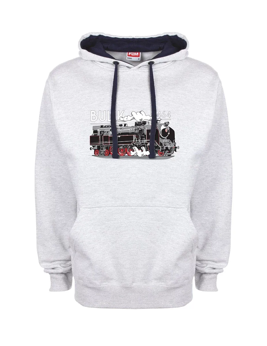Blau-graues Sweatshirt Lokomotive 464
