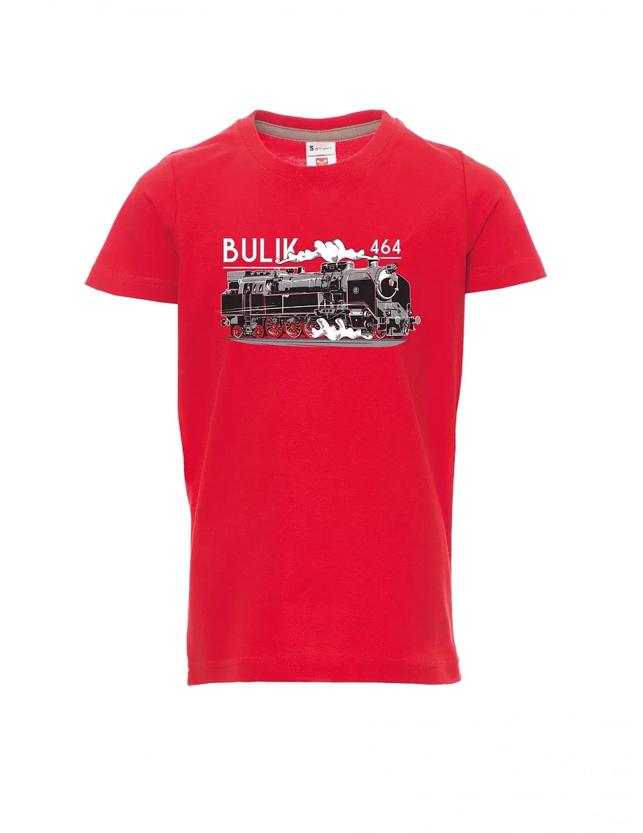 Rotes Kinder T-Shirt Lokomotive 464