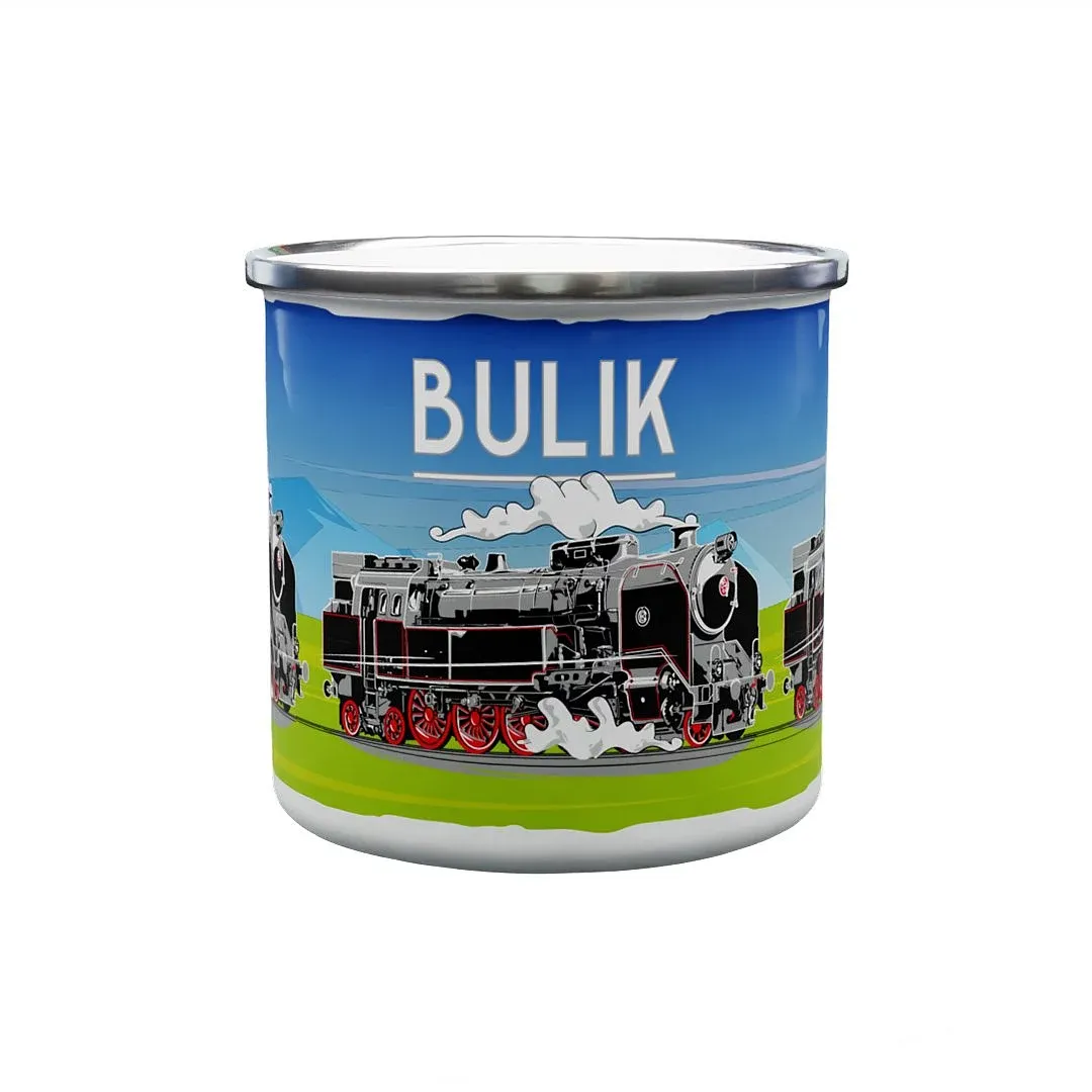 Emaille-Tasse Lokomotive 464  330 ml
