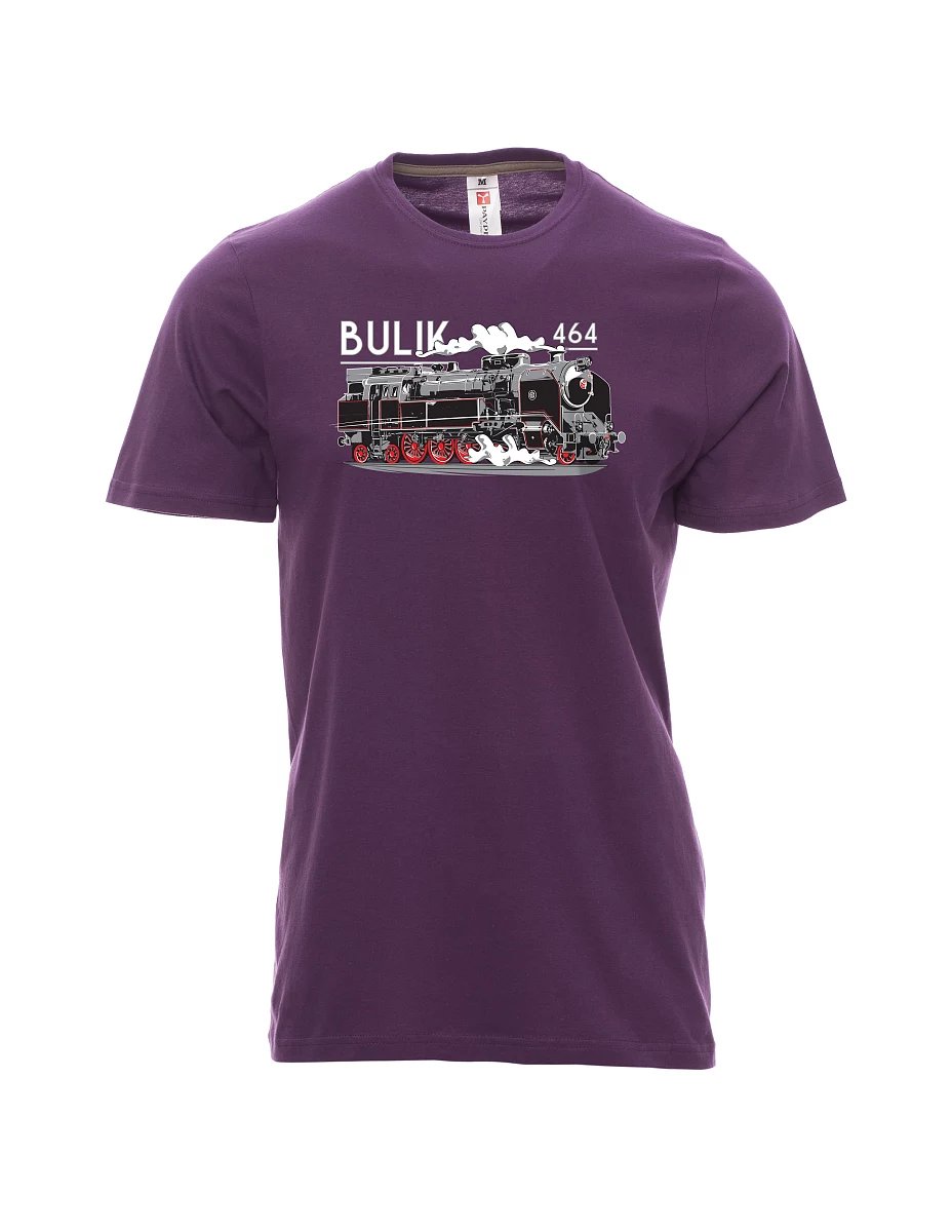 Violett T-Shirt für Männer Lokomotive 464
