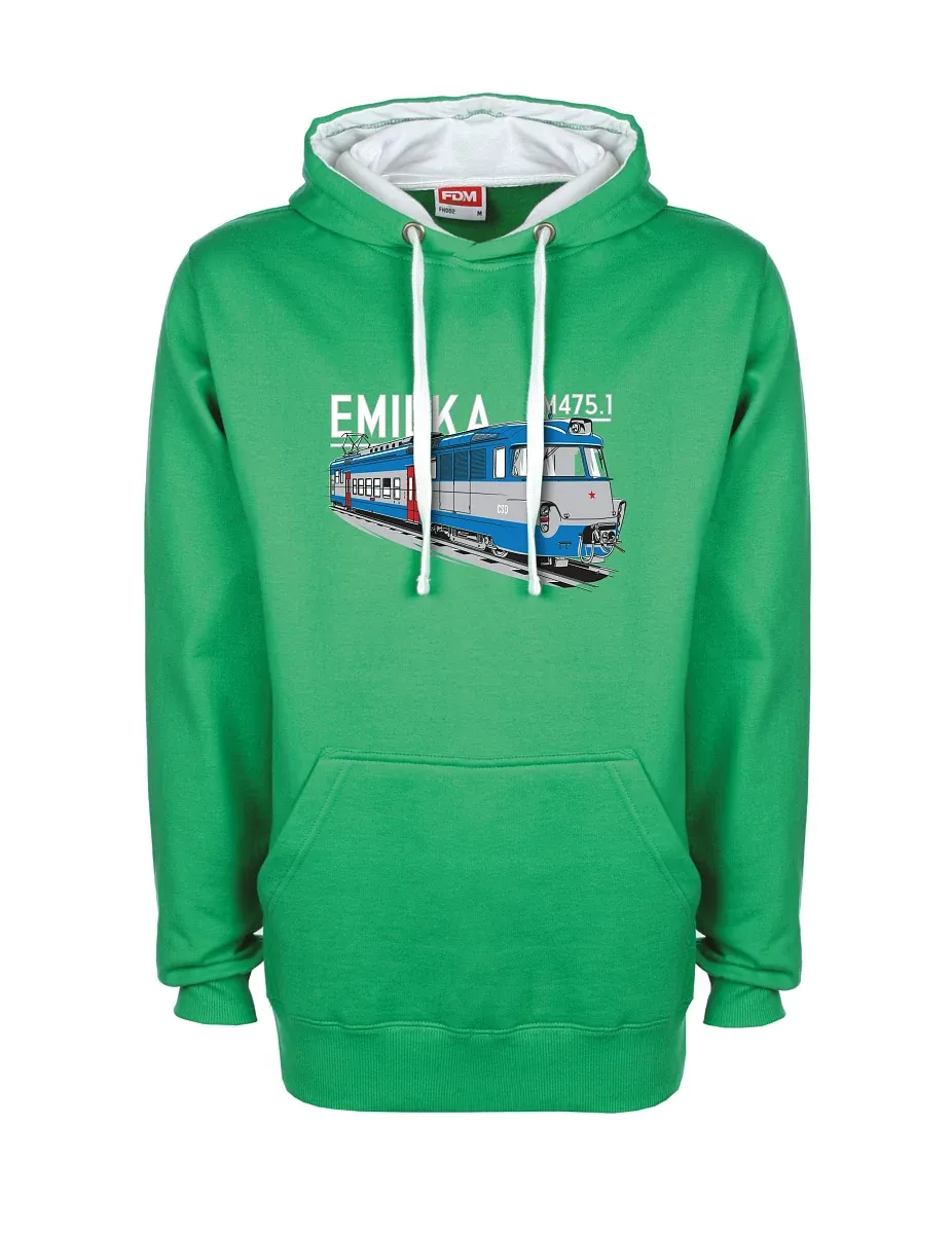 Weiß-grünes Sweatshirt Elektrogeräte 475.1