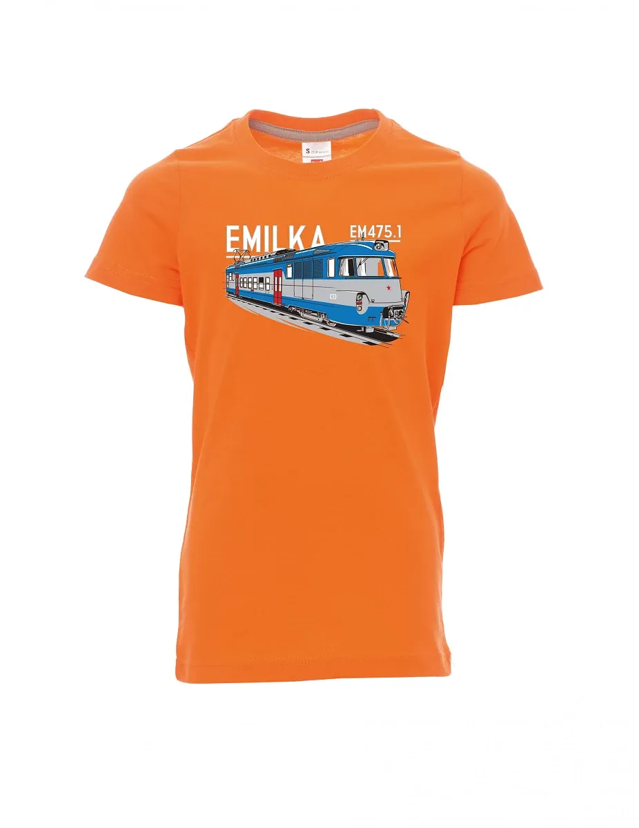 Orange Kinder T-Shirt Elektrogeräte 475.1
