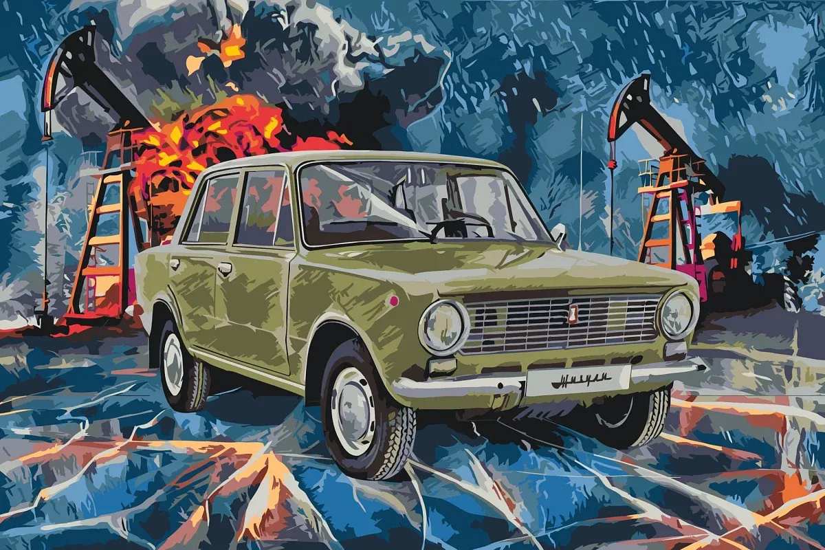 Malen nach Zahlen - Bild von Veteran Lada-Žguli