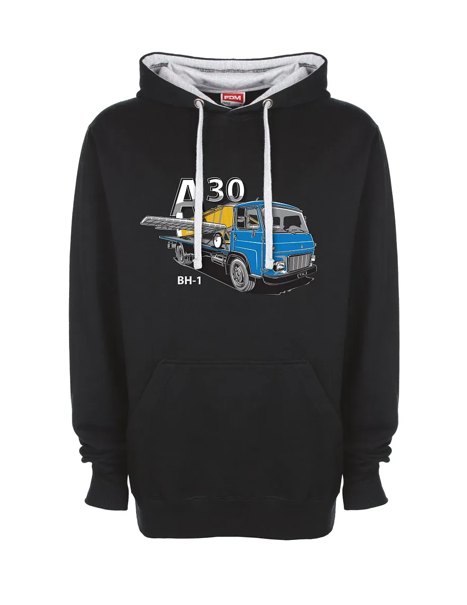 Grau-schwarzes Sweatshirt Avia A30 a flugzeug BH - 1