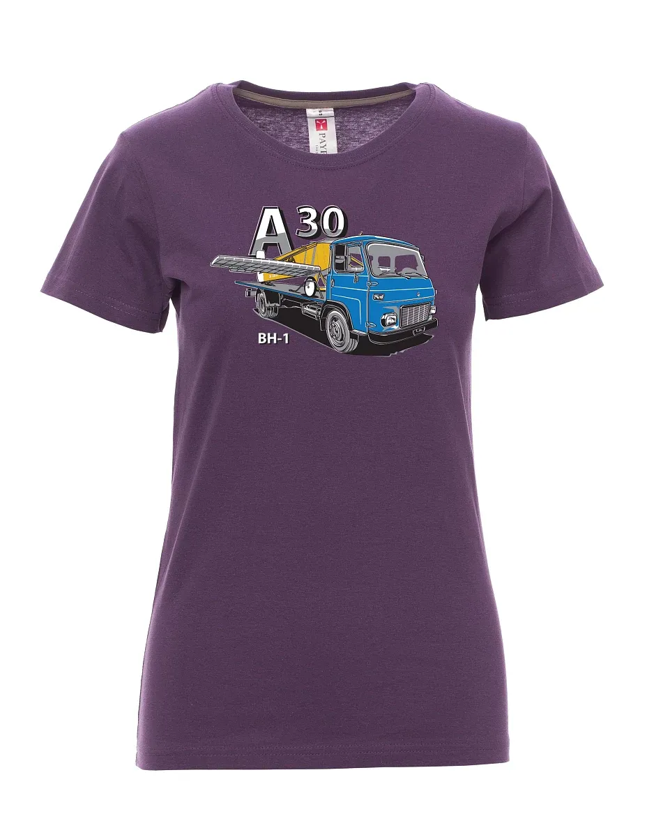 Violett T-Shirt für Damen Avia A30 und flugzeug BH - 1