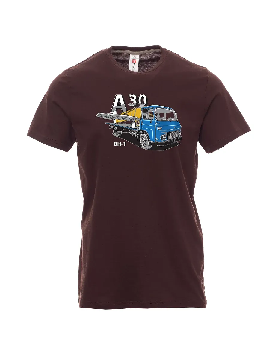 Dunkelbraun T-Shirt für Männer Avia A30 und flugzeug BH - 1