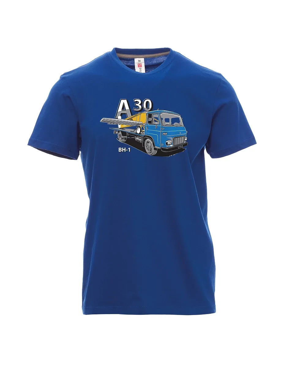Blaues T-Shirt für Männer Avia A30 und flugzeug BH - 1