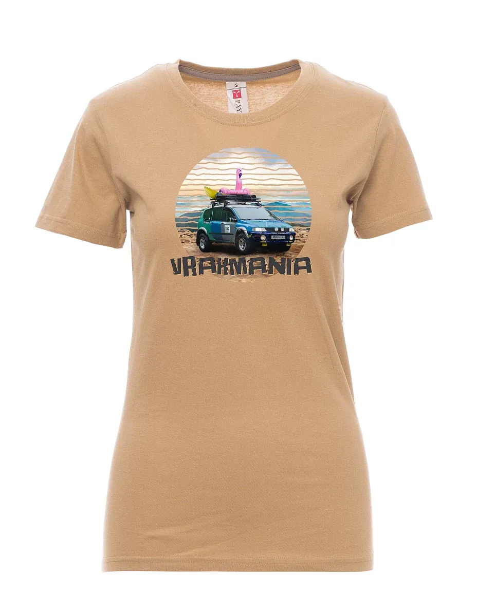 Braunes T-Shirt für Damen Vrakmania