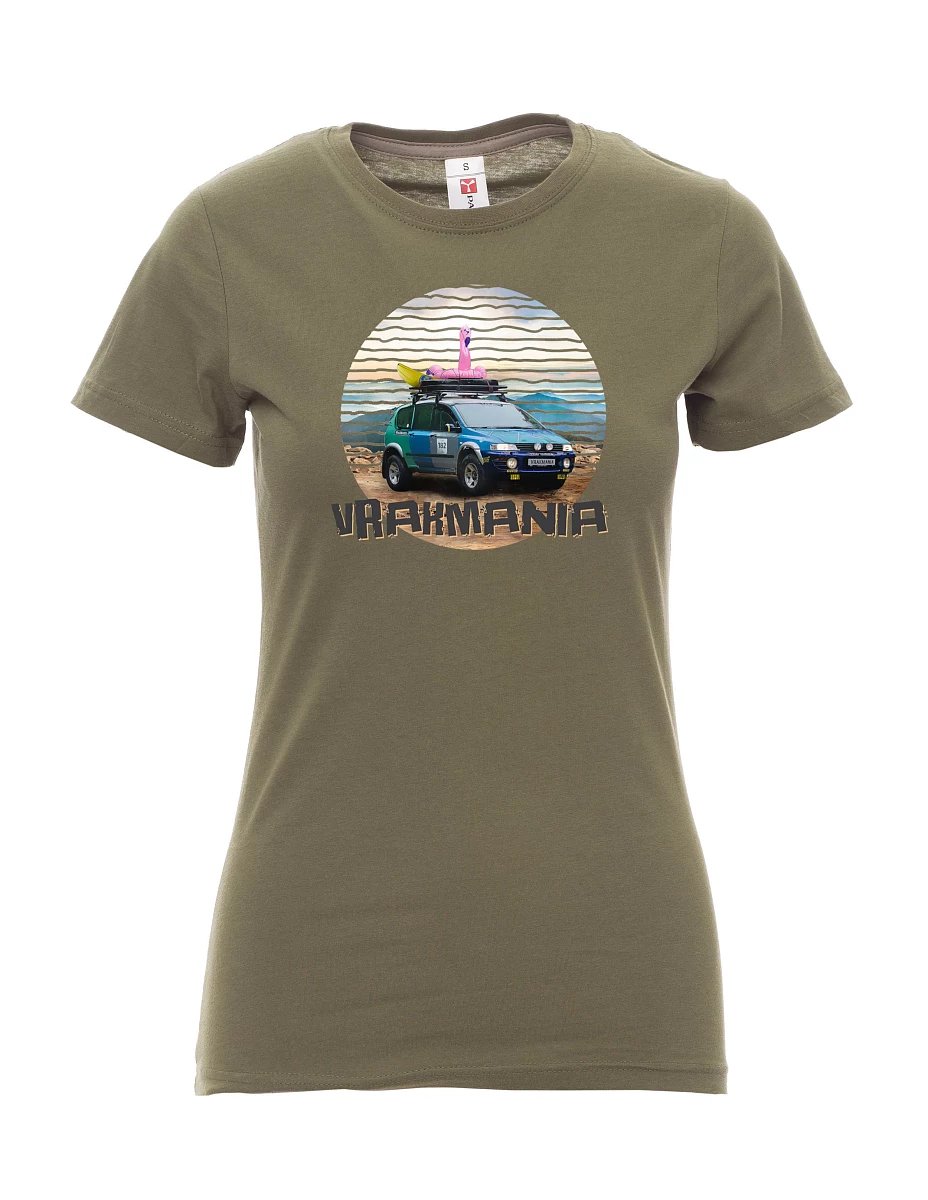 Khaki T-Shirt für Damen Vrakmania