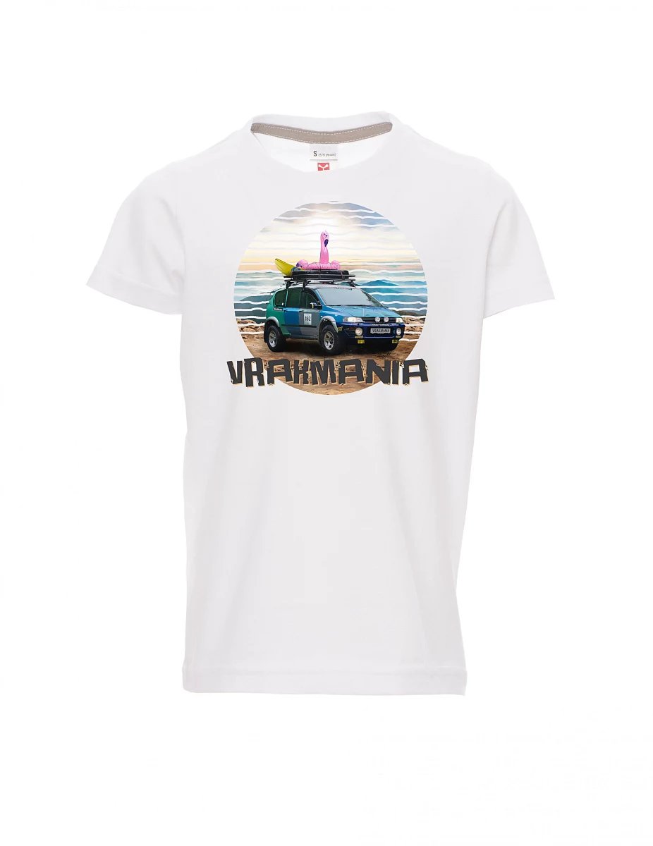 Weißes Kinder T-Shirt Vrakmania