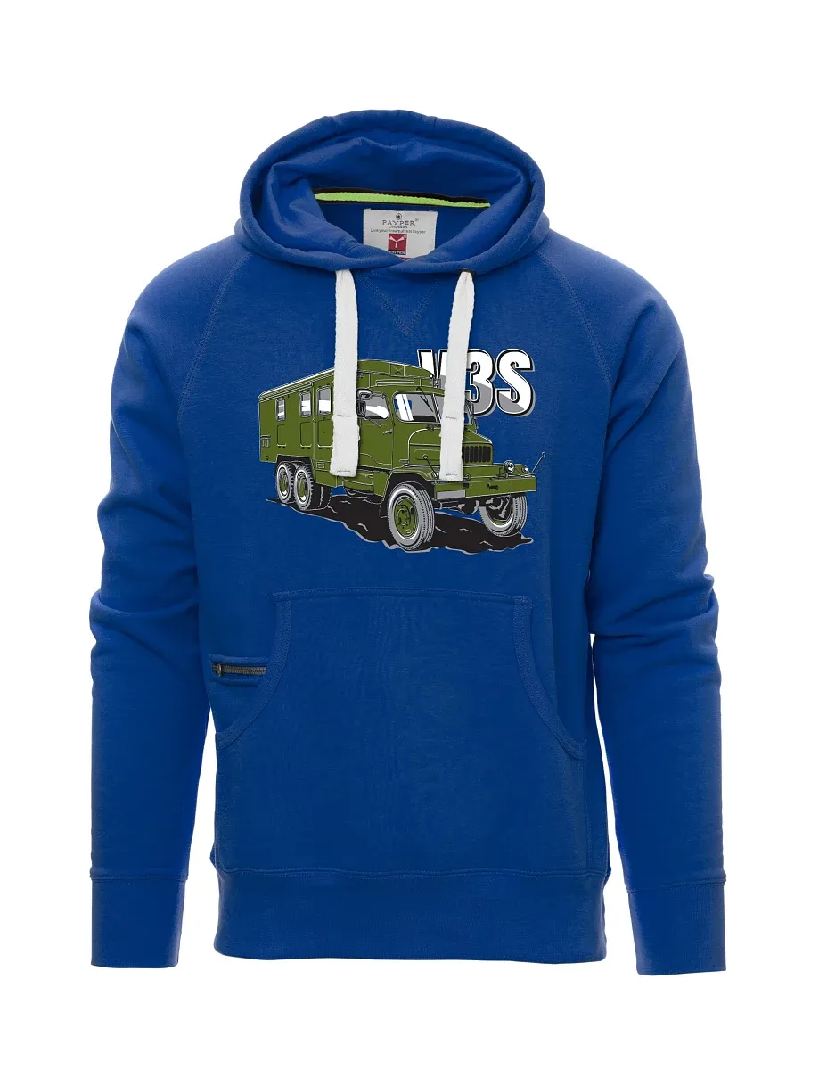 Blaues Sweatshirt für Männer LKW V3S Kabinett
