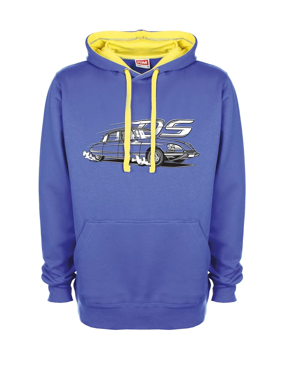 Gelb-blaues Sweatshirt Französischer Veteran DS