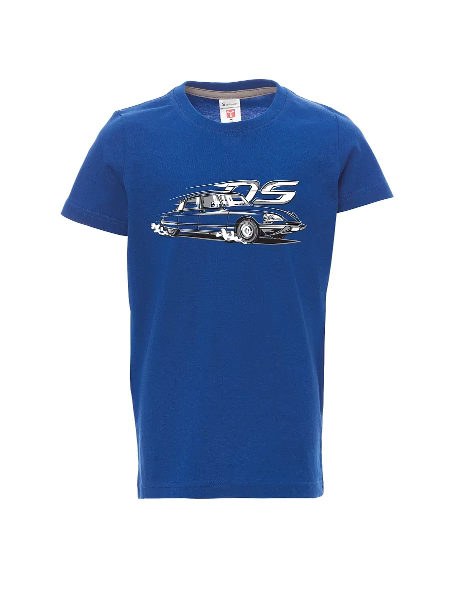 Blaues Kinder T-Shirt Französischer Veteran DS