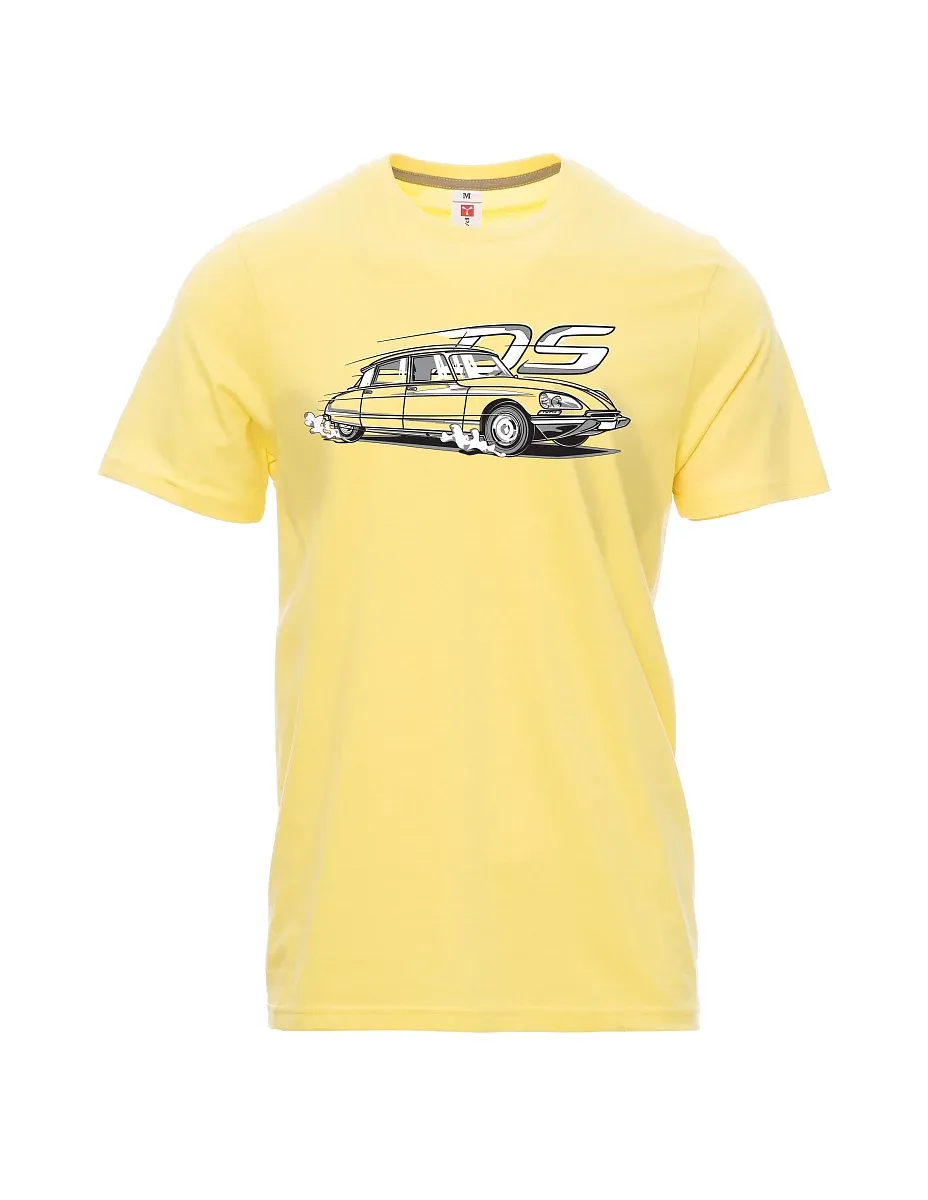 Hellgelb T-Shirt für Männer Französischer Veteran DS