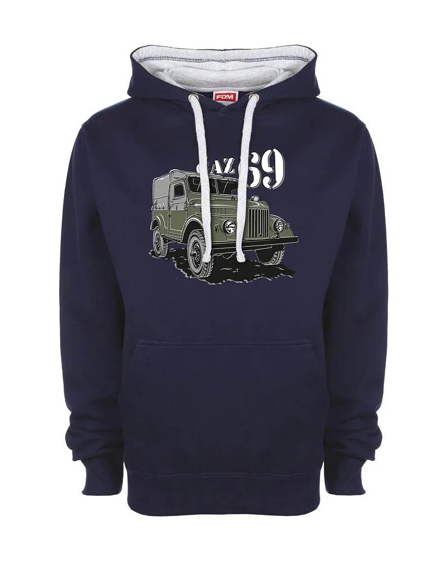 Grau-marines Sweatshirt GAZ 69