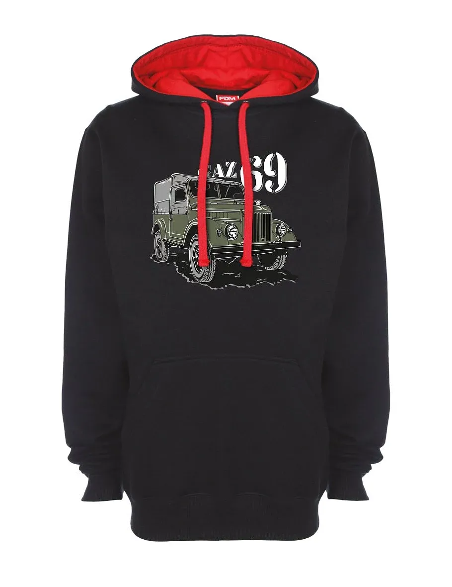 Rot-schwarzes Sweatshirt GAZ 69