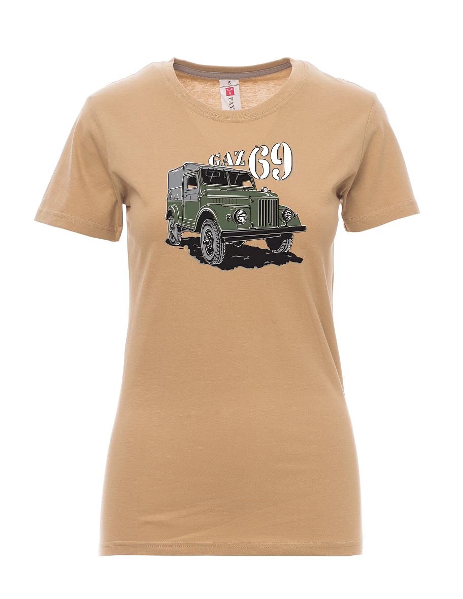 Braunes T-Shirt für Damen GAZ 69