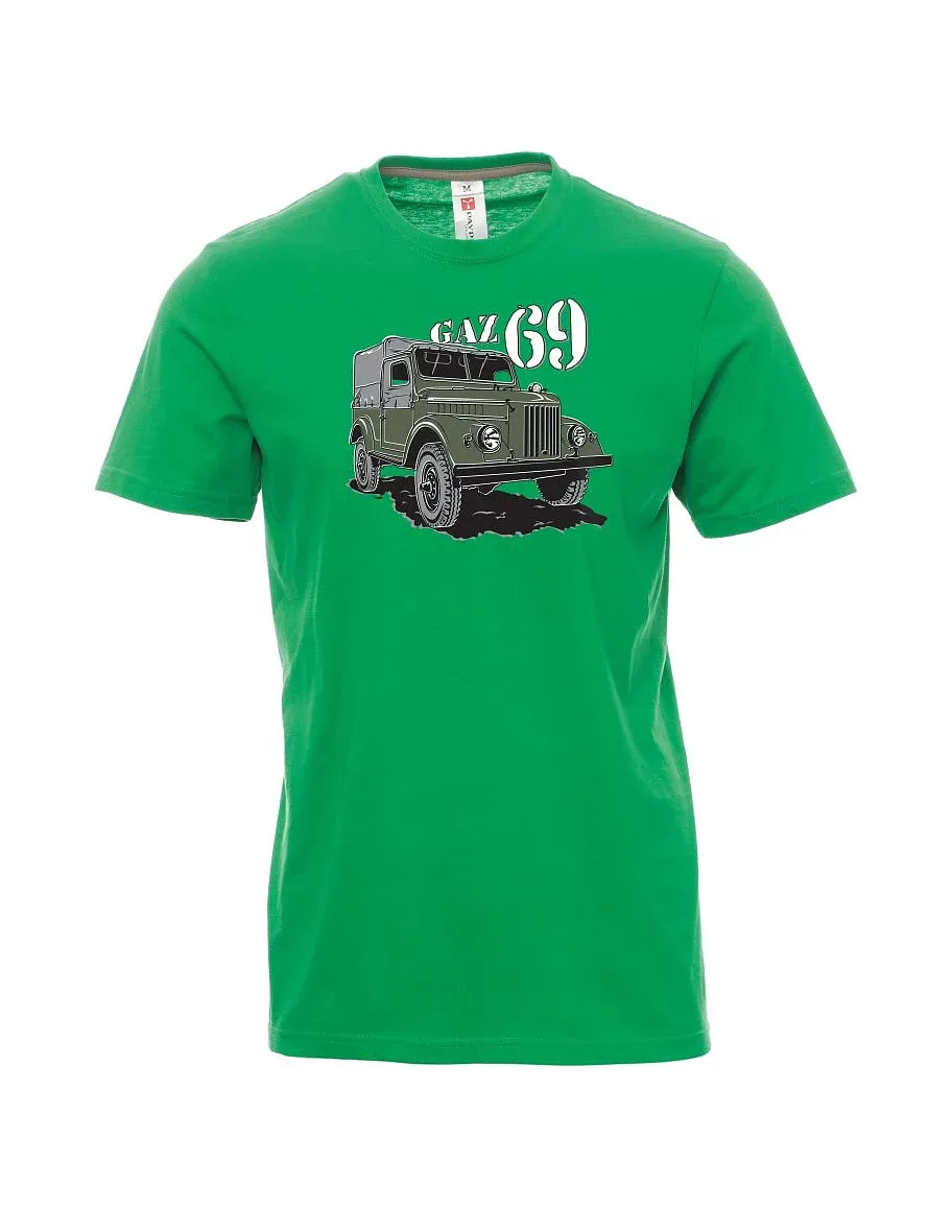 Grünes T-Shirt für Männer GAZ 69