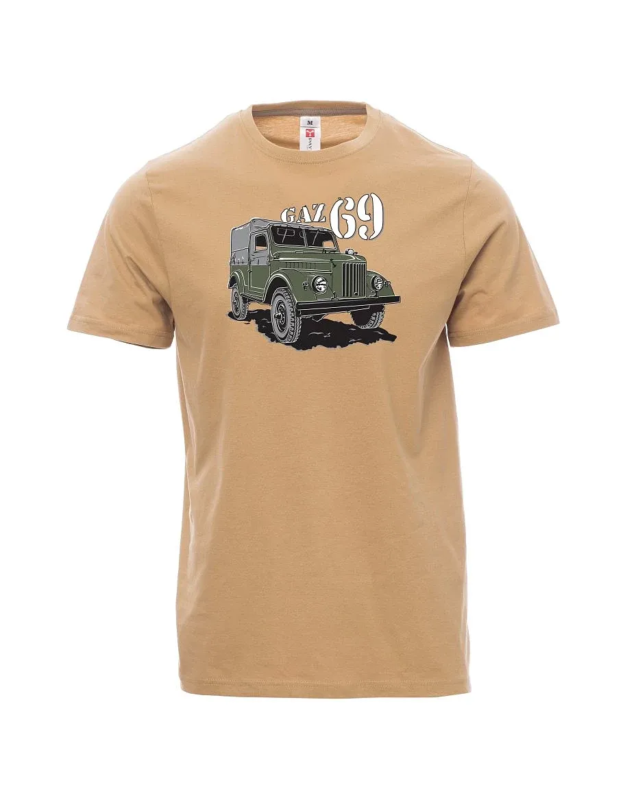Braunes T-Shirt für Männer GAZ 69