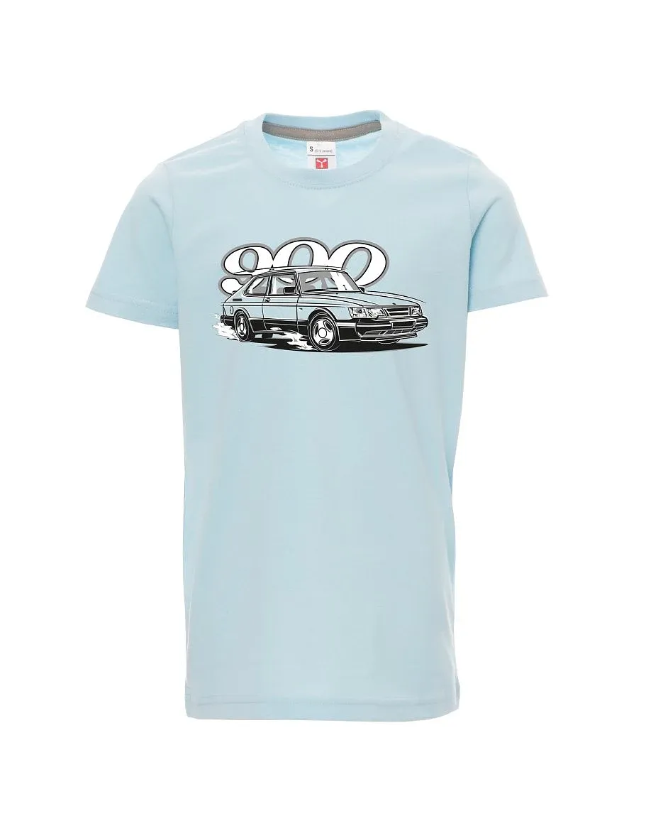 Blassblaues Kinder T-Shirt Saabo 900
