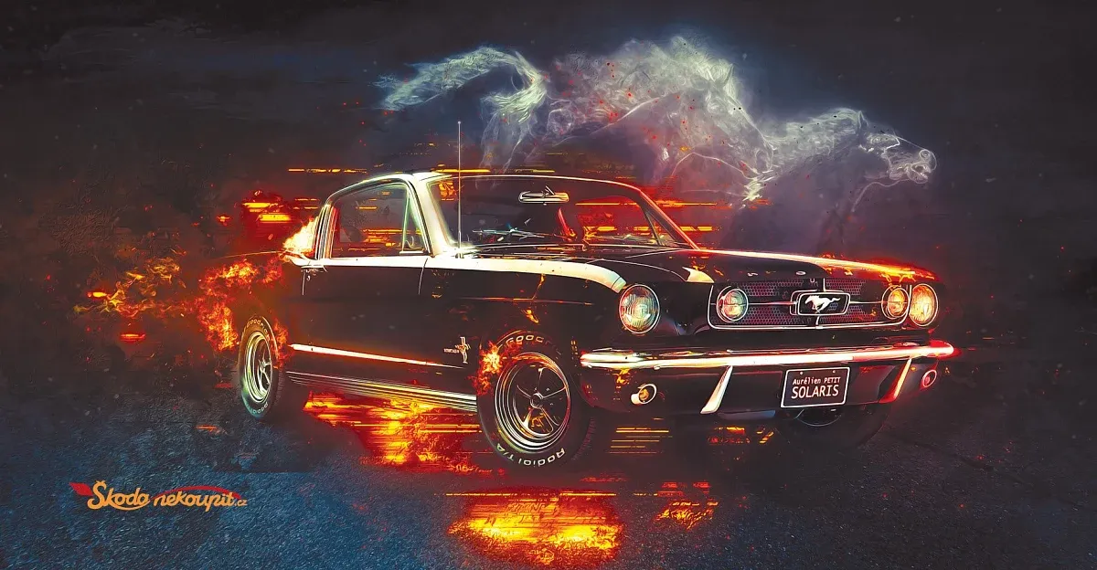 Handtuch 100x50 Mustang