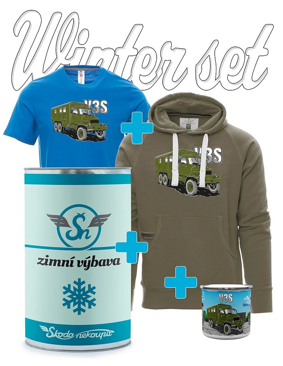 Geschenk Winter-Set LKW V3S Kabinett