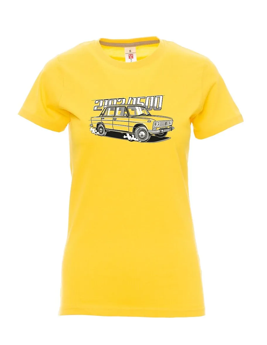 Gelbes T-Shirt für Damen Lada 2103 / VAZ 1500