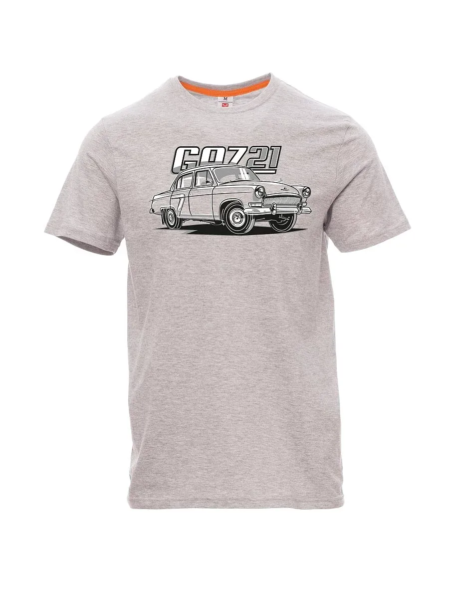 Grau melange T-Shirt für Männer GAZ 21
