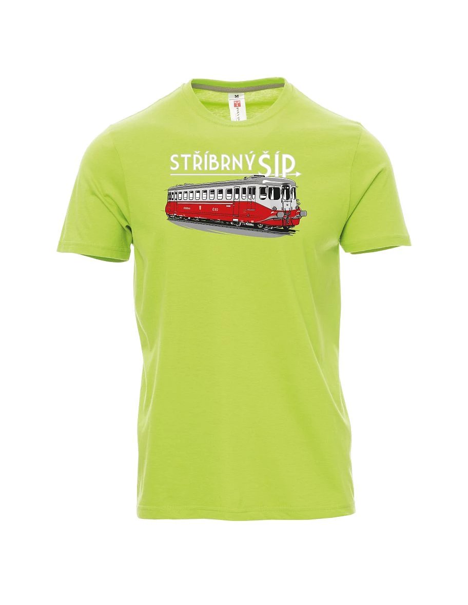 Hellgrünes T-Shirt für Männer Silberpfeil M 260 001