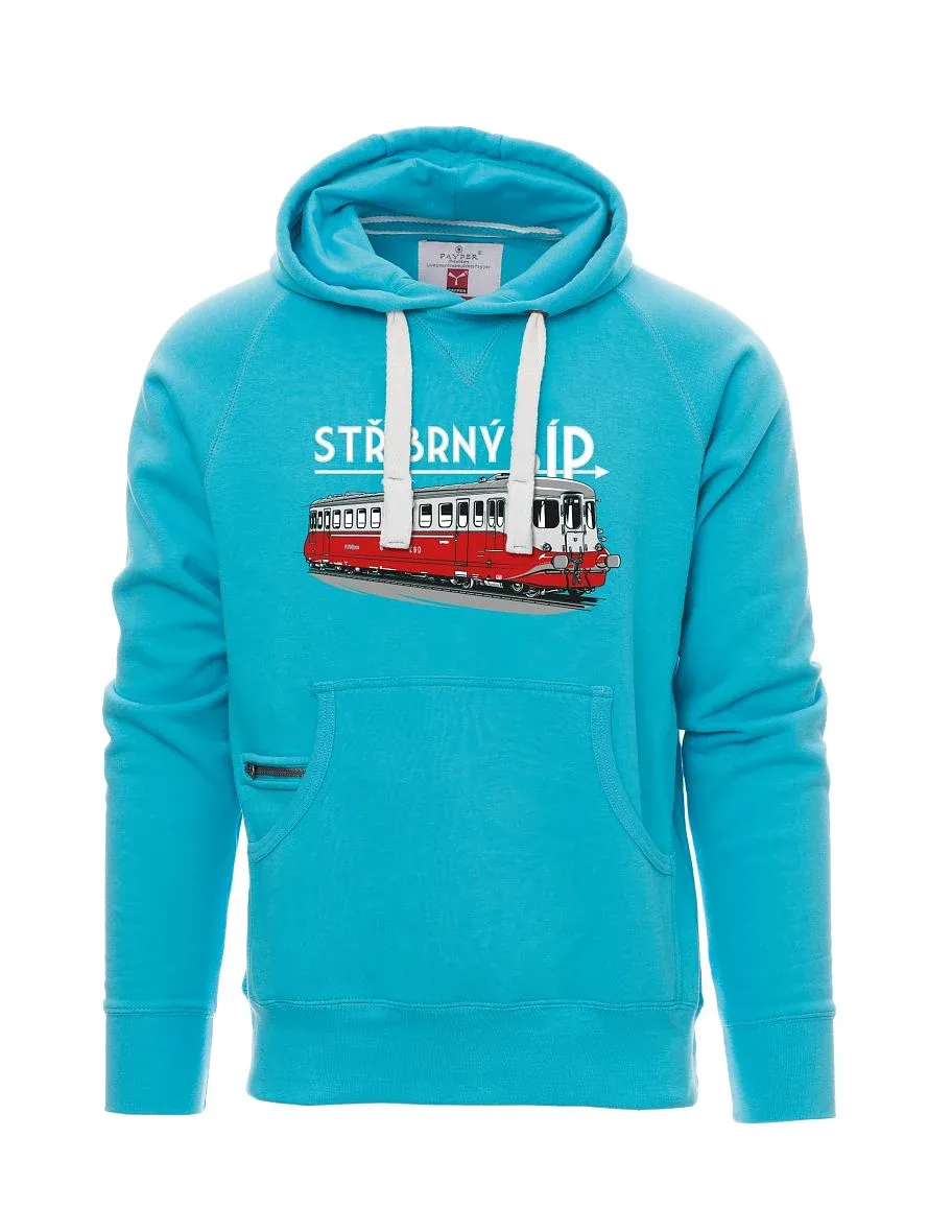 Hellblaues Sweatshirt für Männer Silberpfeil M 260 001