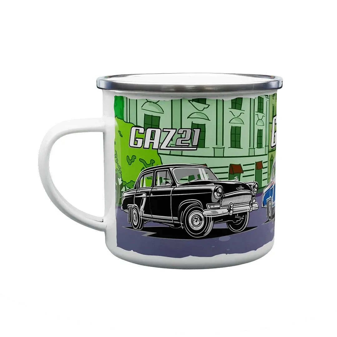 Emaille-Tasse GAZ 21 330 ml