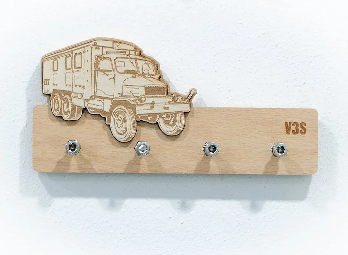 Schlüsselbrett aus Holz LKW V3S