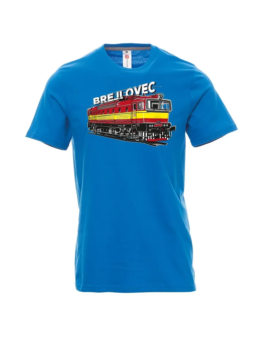 Hellblaues T-Shirt für Männer Lokomotive 753