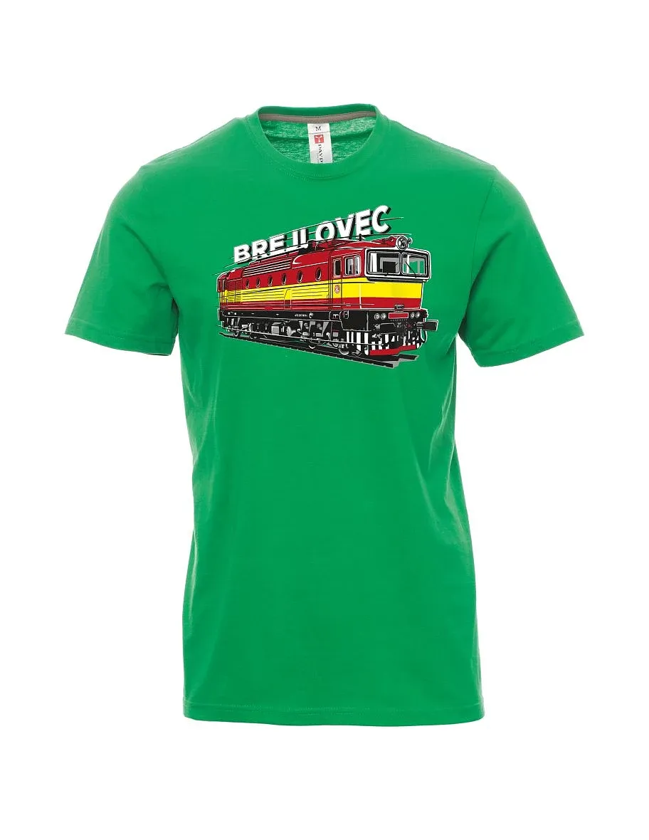 Grünes T-Shirt für Männer Lokomotive 753