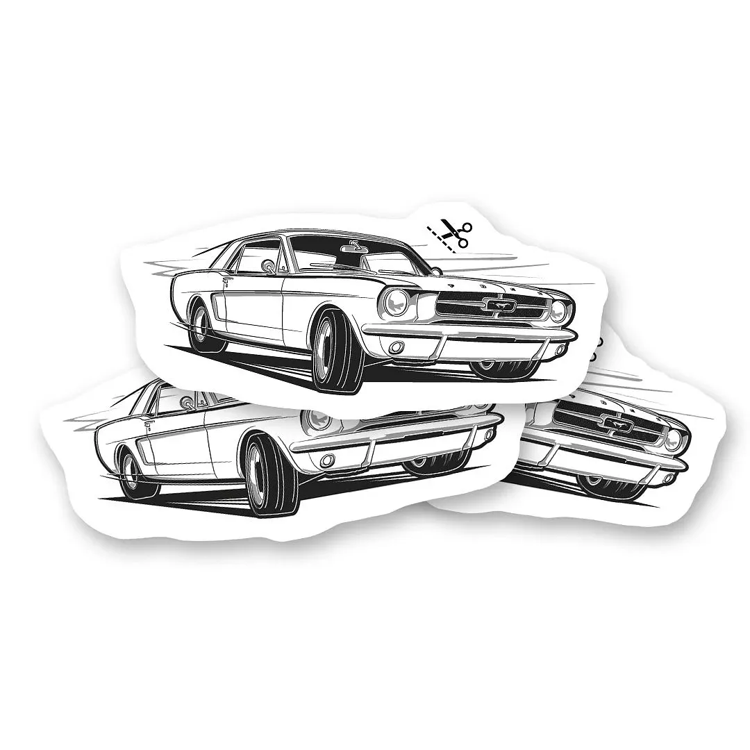 Abwaschbares Tatoo mit den erfahrenen Mustang