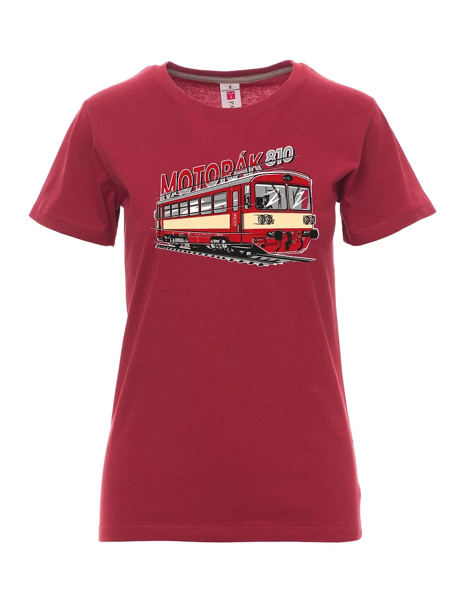 Bordeaux T-Shirt für Damen Autozug 810